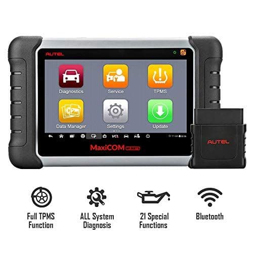 Autel MK808TS Diagnostic Scan Tool, Enhanced OBD2 Scanner of MK808BT and MK808 with Complete TPMS Functions, Full Systems Diagnoses with Reset Services including EPB/BMS/SAS/DPF/Oil Reset IMMO Service