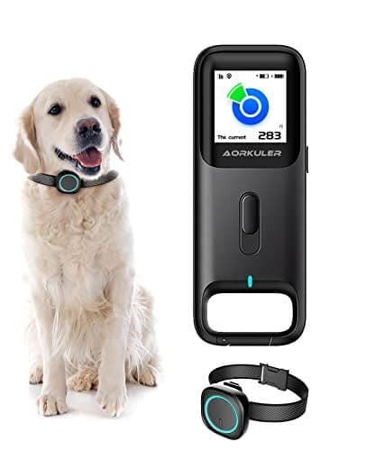 Aorkuler GPS Dog Tracker, Pet Tracker No Monthly Fee No Subscription, Dog Tracker Without Cellular Networks,Real-Time Tracking Device for Dog and Pets, Dog Tracker Without Mobile Phones