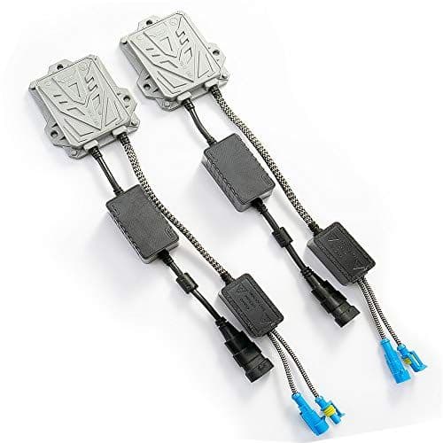 HYB Canbus Slim Digital HID Ballast 55W Error Free Warning Cancel for HID Kit H11 H7 H8 H9 H4 H1 9005 9006 Universal Fit(Pack of 2)