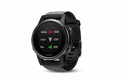 Garmin fēnix 5s, Premium and Rugged Smaller-Sized Multisport GPS Smartwatch, Silver/Black