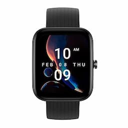 Amazfit Bip 3 Pro Smart Watch for Android iPhone, 4 Satellite Positioning Systems, 1.69" Color Display, 14-Day Battery Life, 60+ Sports Modes, Blood Oxygen Heart Rate Monitor, Water-Resistant(Black)