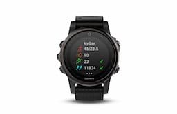 Garmin fēnix 5s, Premium and Rugged Smaller-Sized Multisport GPS Smartwatch, Silver/Black