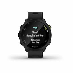 Garmin Forerunner 55 GPS Running Smartwatch, Black