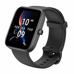 Amazfit Bip 3 Pro Smart Watch for Android iPhone, 4 Satellite Positioning Systems, 1.69" Color Display, 14-Day Battery Life, 60+ Sports Modes, Blood Oxygen Heart Rate Monitor, Water-Resistant(Black)