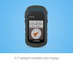 Garmin 010-02256-00 eTrex 22x, Rugged Handheld GPS Navigator, Black/Navy