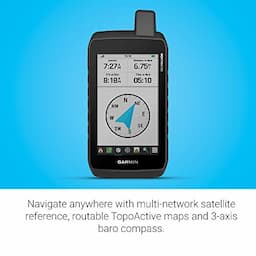 Garmin Montana 700, Rugged GPS Handheld, Routable Mapping for Roads and Trails, Glove-Friendly 5" Color Touchscreen