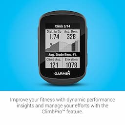 Garmin Edge® 130 Plus, GPS Cycling/Bike Computer, Download Structure Workouts, ClimbPro Pacing Guidance and More (010-02385-00), Black