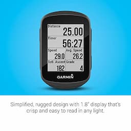 Garmin Edge® 130 Plus, GPS Cycling/Bike Computer, Download Structure Workouts, ClimbPro Pacing Guidance and More (010-02385-00), Black