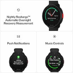 Polar Pacer - GPS Running Watch - High-Speed Processor - Ultra-Light - Bright Display - Grip Buttons - Personalised Training Program & Recovery Tools - Heart Rate Monitor - Music Controls