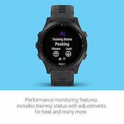 Garmin 010-02063-00 Forerunner 945, Premium GPS Running/Triathlon Smartwatch with Music, Black