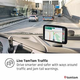 TomTom Truck GPS GO Expert, 7 Inch HD Screen, with Custom Truck Routing and POIs, Traffic Congestion Thanks to TomTom Traffic, World Maps, Live Restriction warnings, Quick Updates via WiFi