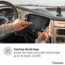 TomTom Truck GPS GO Expert, 7 Inch HD Screen, with Custom Truck Routing and POIs, Traffic Congestion Thanks to TomTom Traffic, World Maps, Live Restriction warnings, Quick Updates via WiFi