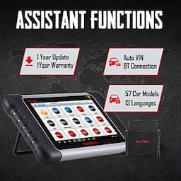 Autel MK808TS Diagnostic Scan Tool, Enhanced OBD2 Scanner of MK808BT and MK808 with Complete TPMS Functions, Full Systems Diagnoses with Reset Services including EPB/BMS/SAS/DPF/Oil Reset IMMO Service