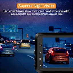 ORSKEY Dash Cam for Cars Front and Rear 1080P Full HD in Car Camera Dual Lens Dashcam for Cars 170 Wide Angle with Loop Recording and G-Sensor