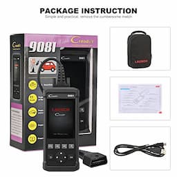 LAUNCH OBD2 Scanner Creader 9081 Automotive Diagnostic Scan Tool Car Code Reader 11 Reset Functions,Including SAS EPB TPMS DPF BMS Oil Reset ABS Bleeding