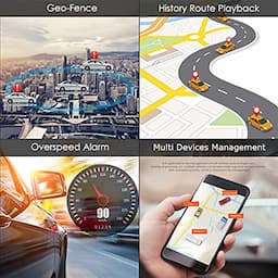 4G OBDII GPS Tracker Device, OBD2 Car GPS Tracking Device Real-time GPS Tracker for Car Truck Bus Off-Roader with Back-up 120mAh bttery, Super Cheap $5 Monthly Fee - 4G TK816 OBDII GPS