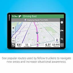 Garmin dēzl OTR1000, 10-inch GPS Truck Navigator, Easy-to-read Touchscreen Display, Custom Truck Routing and Load-to-dock Guidance