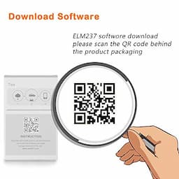 LJPXHHU ELM327 OBD2 Bluetooth Scanner Code Reader Reset for Android Windows, Auto Car Diagnostic Scan Tool Vehicle OBDII