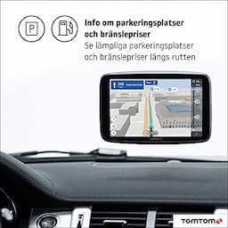 TomTom Car Sat Nav GO Discover, with Traffic Congestion and Speed Cam Alerts Thanks to TomTom Traffic, World Maps, Quick-Updates via WiFi,Black, 6 Inch