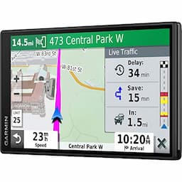 Garmin DriveSmart 55 & Traffic 5.5" Display GPS Navigator with Case and Mount Bundle