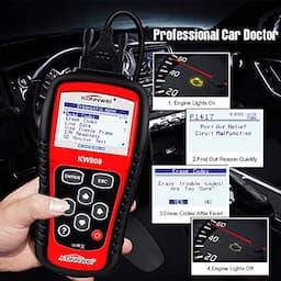 KONNWEI KW808 Auto OBDII Code Reader 2.8"Large Screen OBD2 Scanner with Full Diagnostic Scan Tool Functions Check Car Engine Light Fault Code Analyzer for All 1996 and Newer Cars with OBD II Protocol