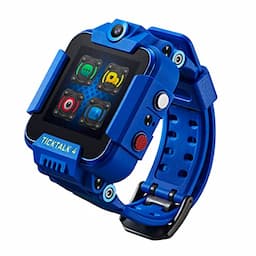 TickTalk 4 Unlocked 4G LTE Kids Smart Watch Phone with GPS Tracker, Combines Video, Voice and Wi-Fi Calling, Messaging, 2X Cameras & Free Streaming Music