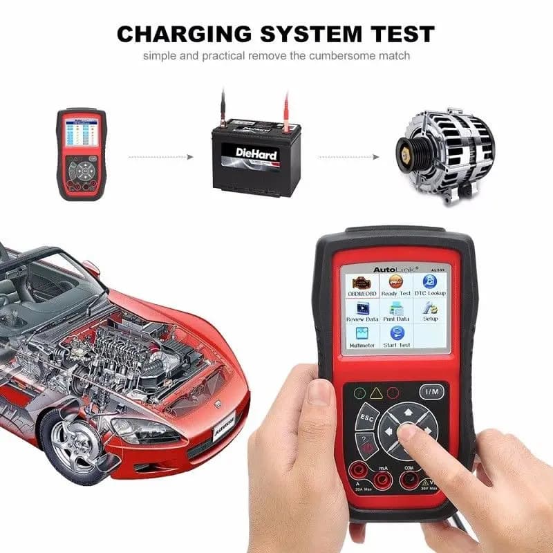 Autel AL539B OBD2 Scanner Car Code Reader Professional Electrical Test Tool (Upgraded Version of AL519)