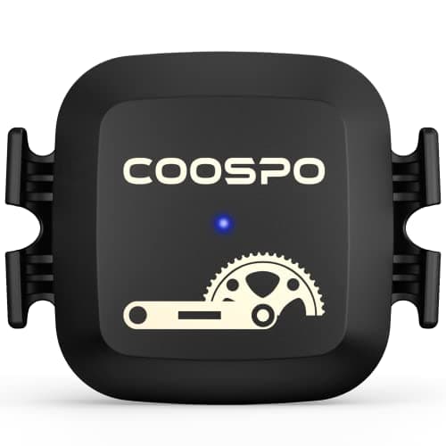 COOSPO Cadence and Speed Sensor, Bluetooth ANT+ Cycling Cadence Sensor Bike Speed Sensor, Wireless RPM Bicycle Cadence Sensor for Bike Computer/Rouvy/Zwift/Peloton/Wahoo/CooSporide