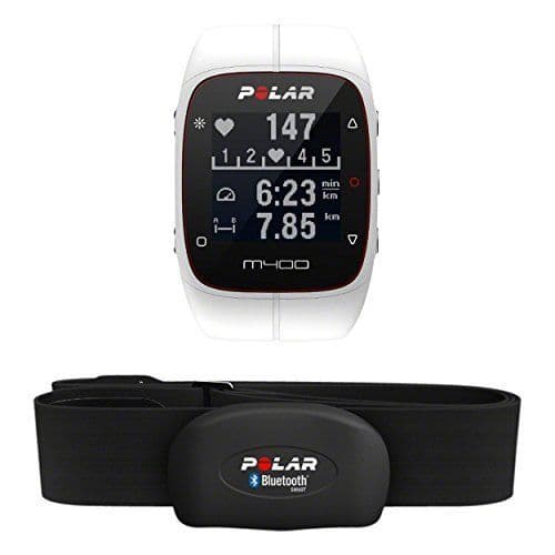 Polar M400 GPS Fitness Watch and Activity Tracker White