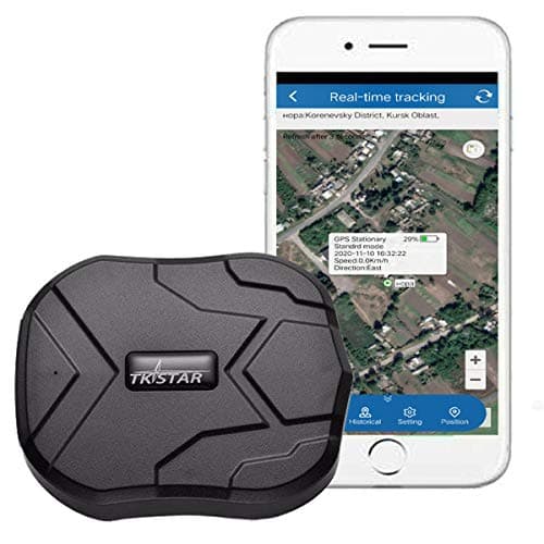 GPS Tracker, TKSTAR GPS Tracker for Vehicles Hidden Waterproof Realtime Car GPS Trackers Anti Theft Tracking Device with Magnet GPS Locator for Car Motorcycle Truck No Monthly Fee, TK905