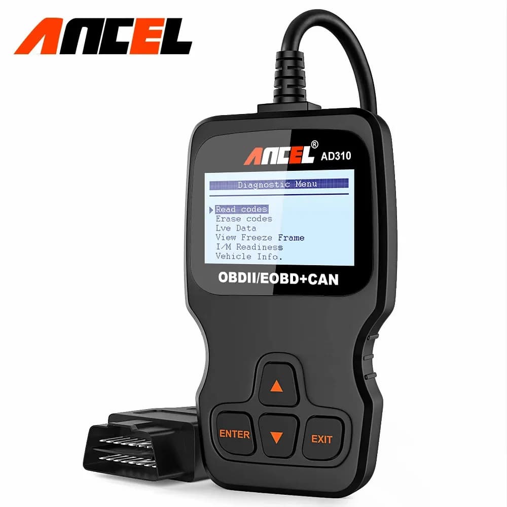 Escáner OBD2 Ancel AD310 con soporte de varias marcas de vehículos