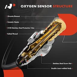 A-Premium O2 Oxygen Sensor Compatible with Nissan, Infiniti, Subaru, Cadillac & More - 350Z, Altima, Armada, Frontier, Maxima, Murano, Pathfinder, Quest, Xterra, FX35, M35 - Upstream - # 234-5060