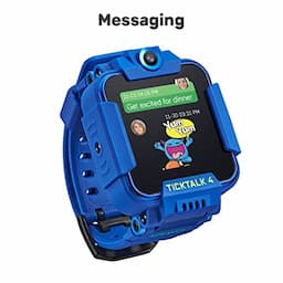 TickTalk 4 Unlocked 4G LTE Kids Smart Watch Phone with GPS Tracker, Combines Video, Voice and Wi-Fi Calling, Messaging, 2X Cameras & Free Streaming Music