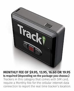 Tracki 2020 Model Mini Real time GPS Tracker. Full USA & Worldwide Coverage. for Vehicles, Car, Kids, Elderly, Dogs & Motorcycles. Magnetic Hidden Small Portable Tracking Device. Monthly fee Required