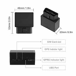 4G OBDII GPS Tracker Device, OBD2 Car GPS Tracking Device Real-time GPS Tracker for Car Truck Bus Off-Roader with Back-up 120mAh bttery, Super Cheap $5 Monthly Fee - 4G TK816 OBDII GPS