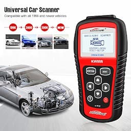 KONNWEI KW808 Auto OBDII Code Reader 2.8"Large Screen OBD2 Scanner with Full Diagnostic Scan Tool Functions Check Car Engine Light Fault Code Analyzer for All 1996 and Newer Cars with OBD II Protocol