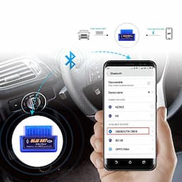 obdator Mini Bluetooth OBD2 Scanner ELM327 Automotive OBD OBDII Code Reader Car Check Engine Light Diagnostic Scan Tool for Android PC