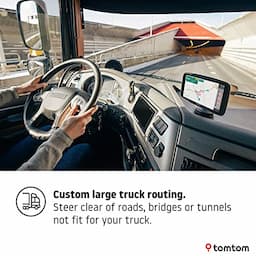 TomTom Truck GPS GO Expert, 7 Inch HD Screen, with Custom Truck Routing and POIs, Traffic Congestion Thanks to TomTom Traffic, World Maps, Live Restriction warnings, Quick Updates via WiFi