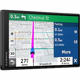 Garmin DriveSmart 55 & Traffic 5.5" Display GPS Navigator with Case and Mount Bundle