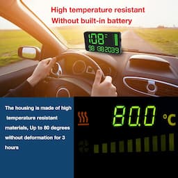 Kingneed - Pantalla original universal de GPS con velocímetro y odómetro digital para automóvil, la velocidad aparece en entalla en millas por hora, con alarma de exceso de velocidad, para todos los vehículos C60/C60S/C80/C90.