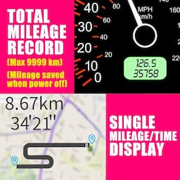 Kingneed Velocímetro GPS para camión, 6.2 pulgadas, pantalla digital, odómetro de vehículo, medidor de viaje, alarma, MPH/KMH